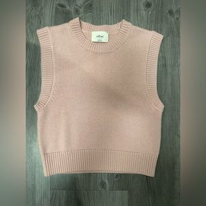 Baby pink sweater vest